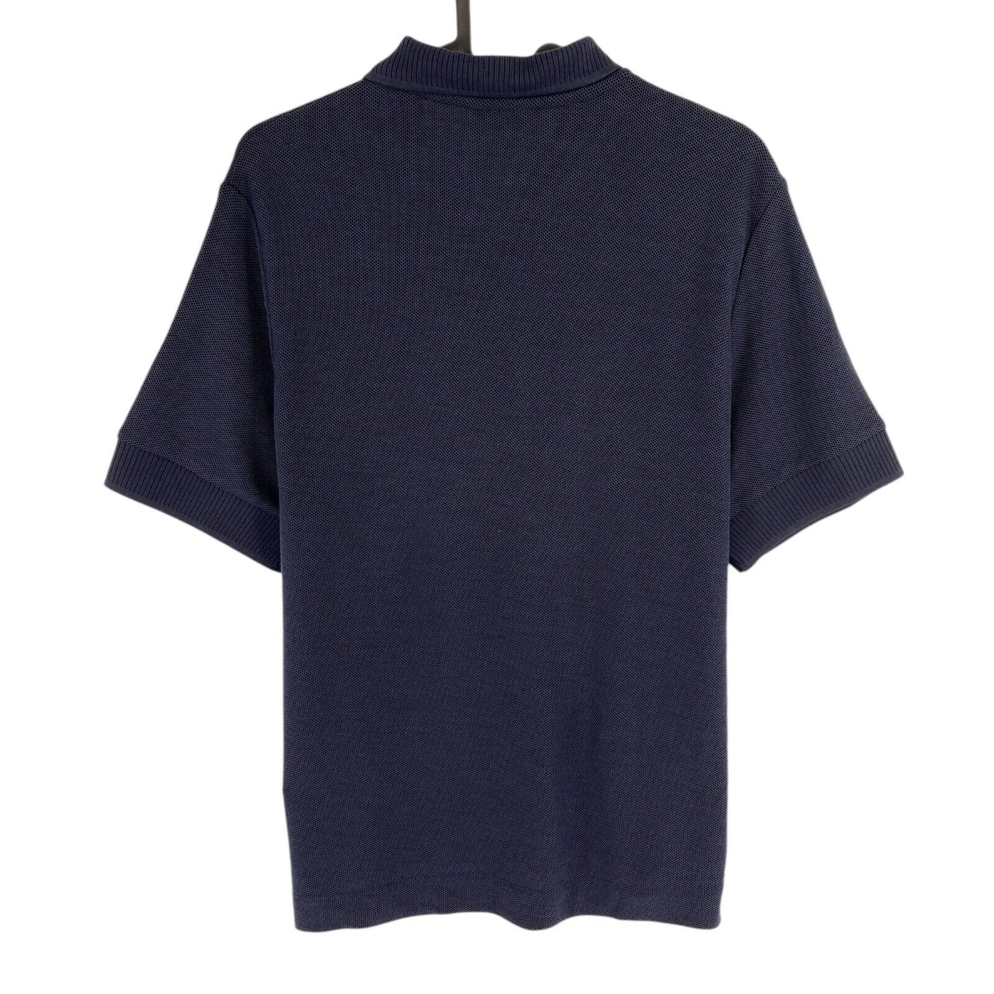 GANT Women Navy Blue Rope Icon Pique Polo Shirt Size L