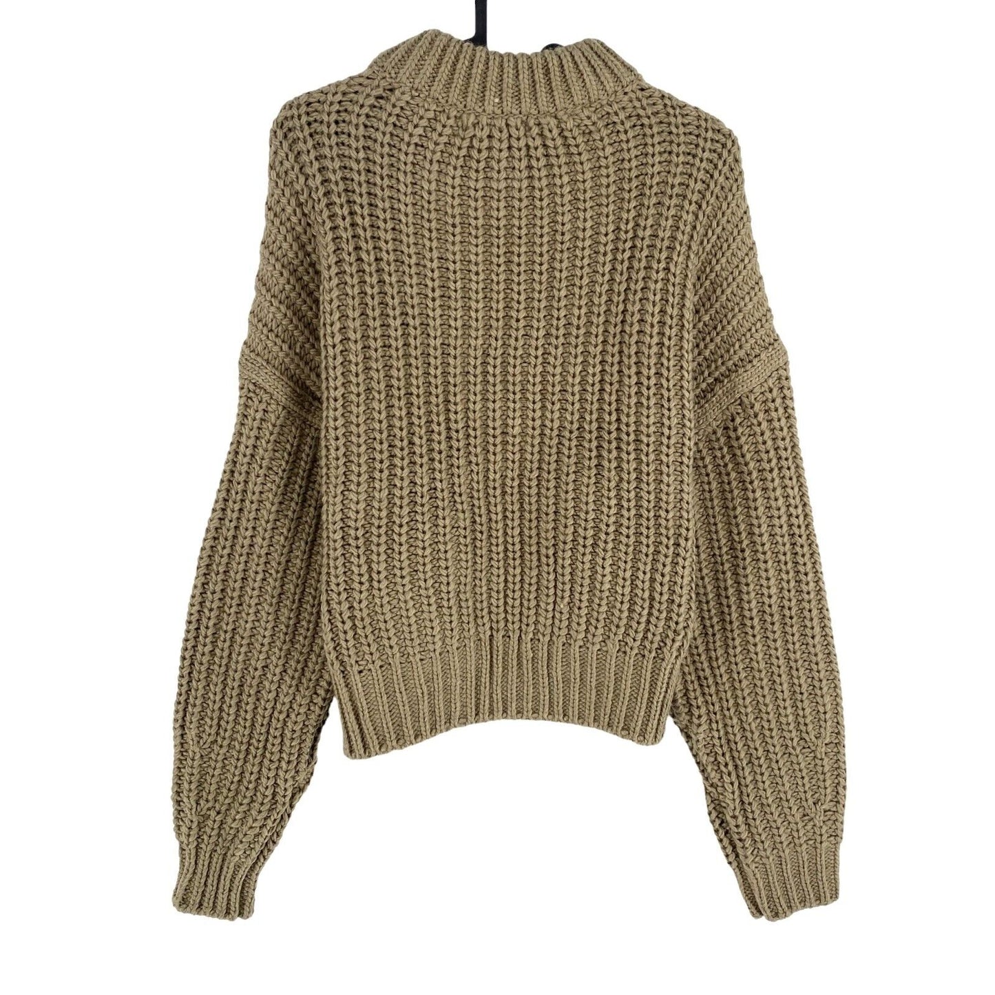 H&M Womens Brown Knitted Crew Neck Sweater Jumper Size M