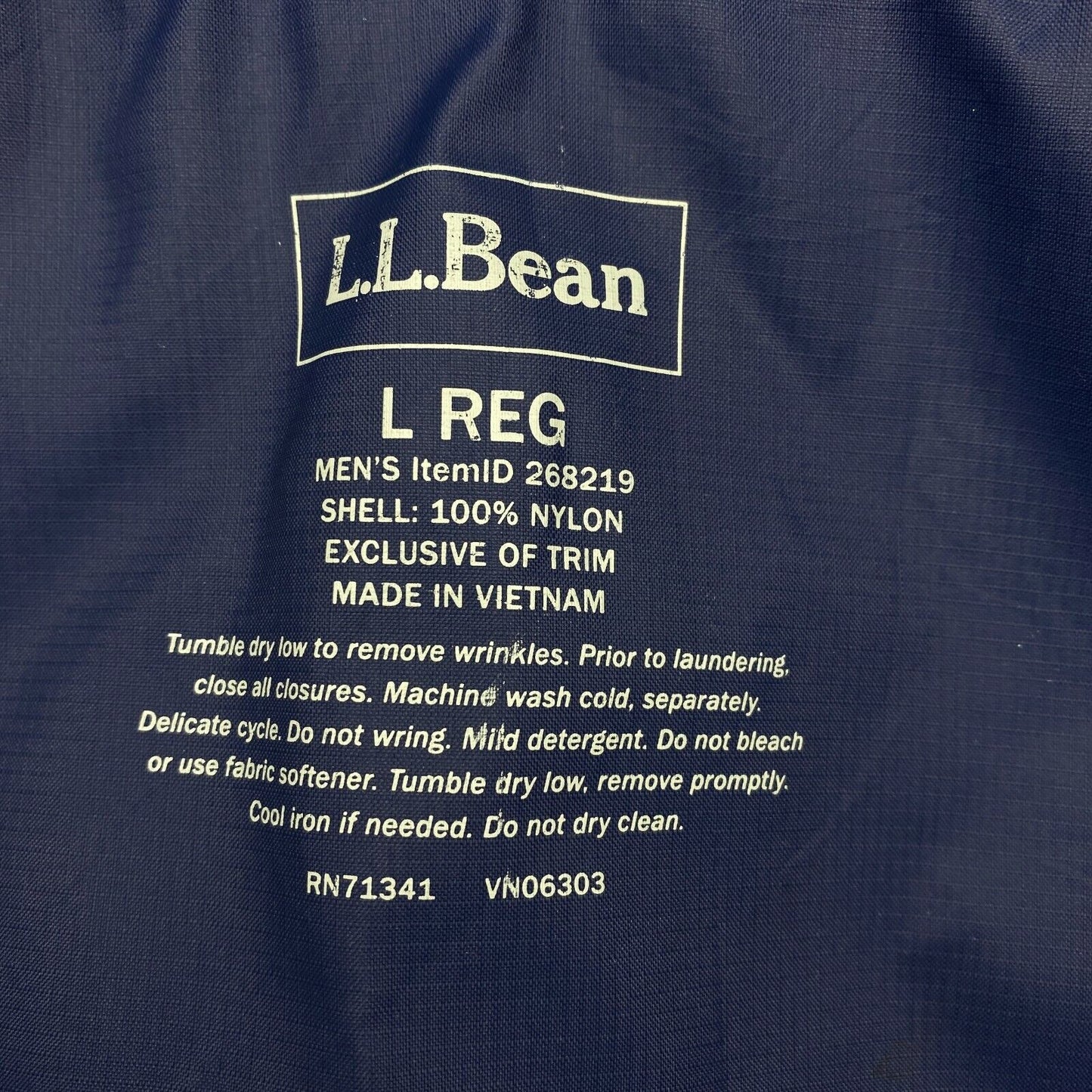 LLBean Veste à capuche bleu marine Taille L