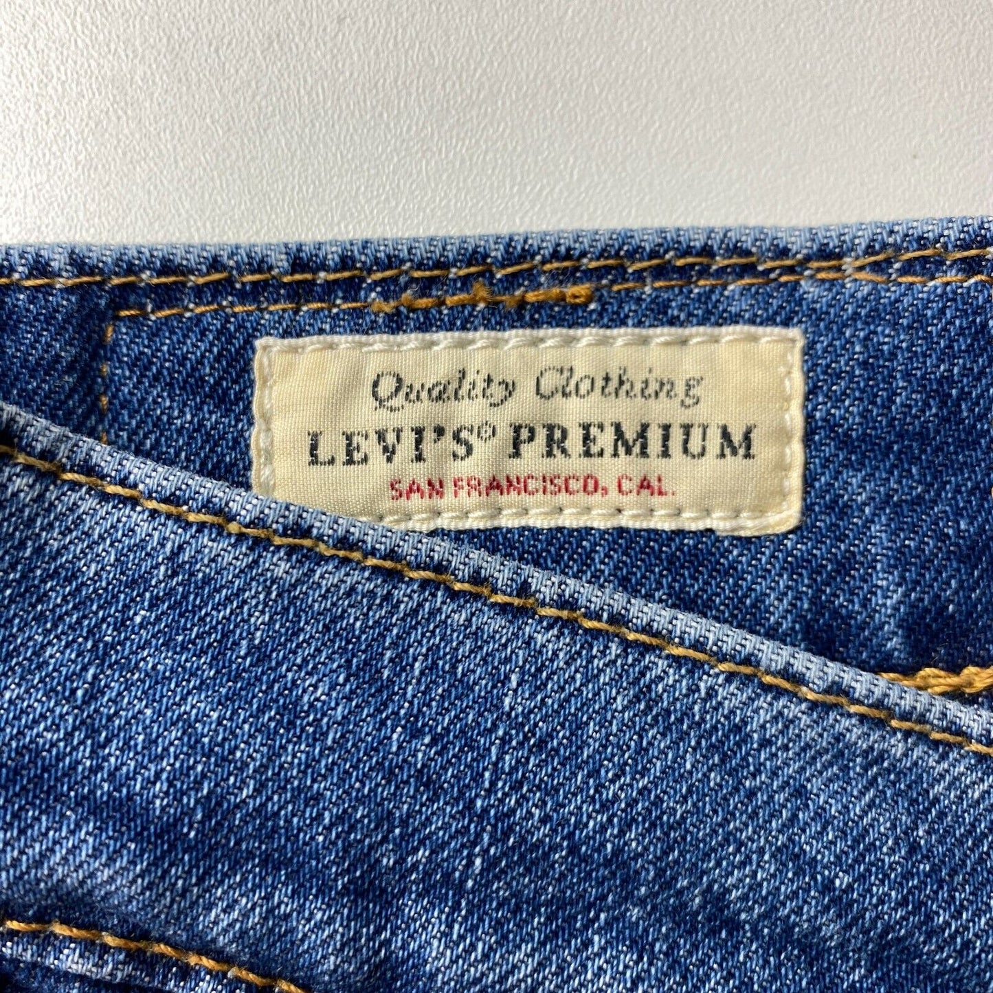 Levi's Premium Blue Stretch Slim Tapered Fit Jeans W32 L32