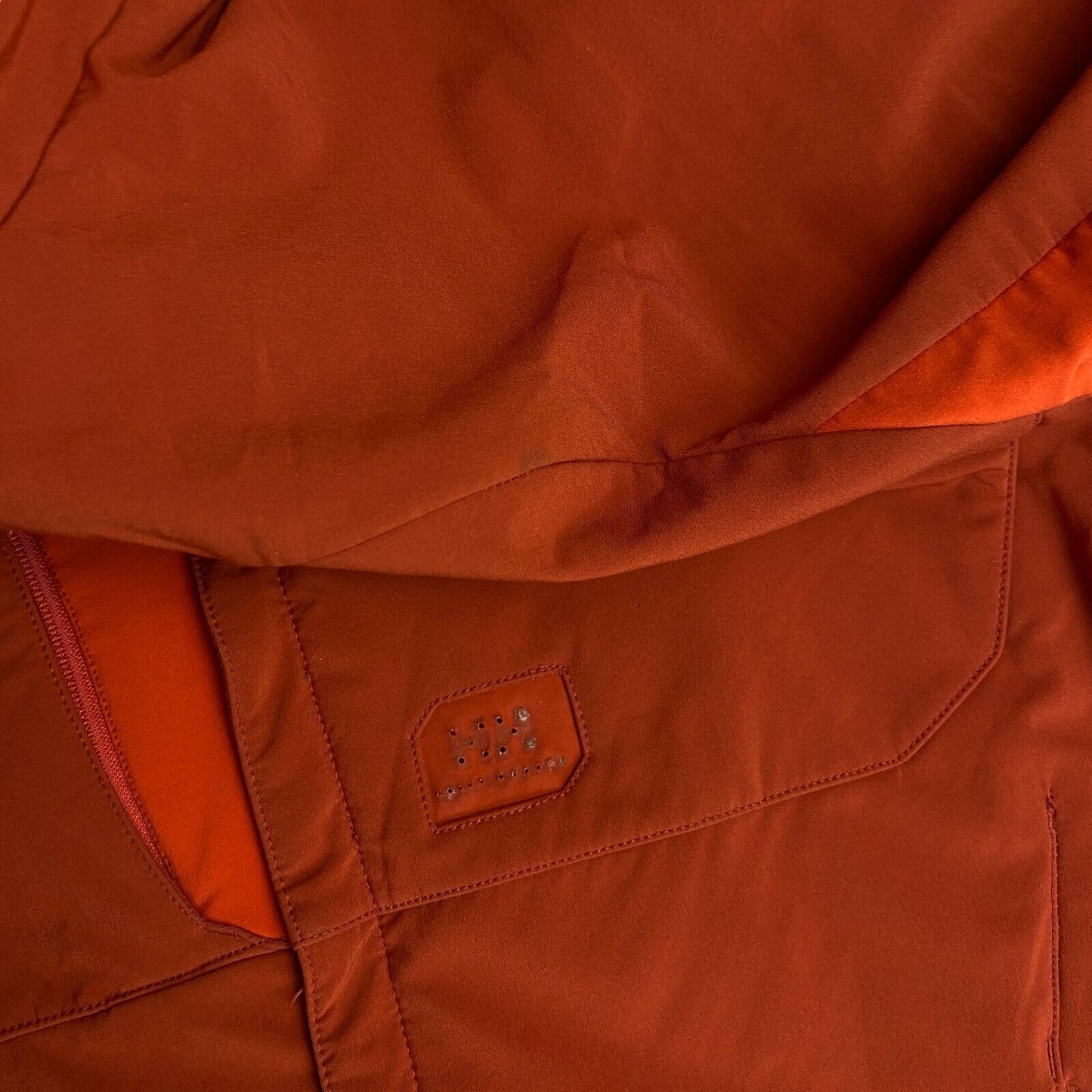 Helly Hansen Dark Orange Interface Rain Coat Jacket Size S