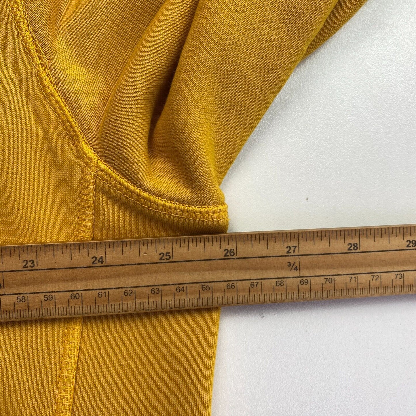 Camel Active Men Yellow Garment Dyed Hoodie Sweater Jumper Size 2XL XXL