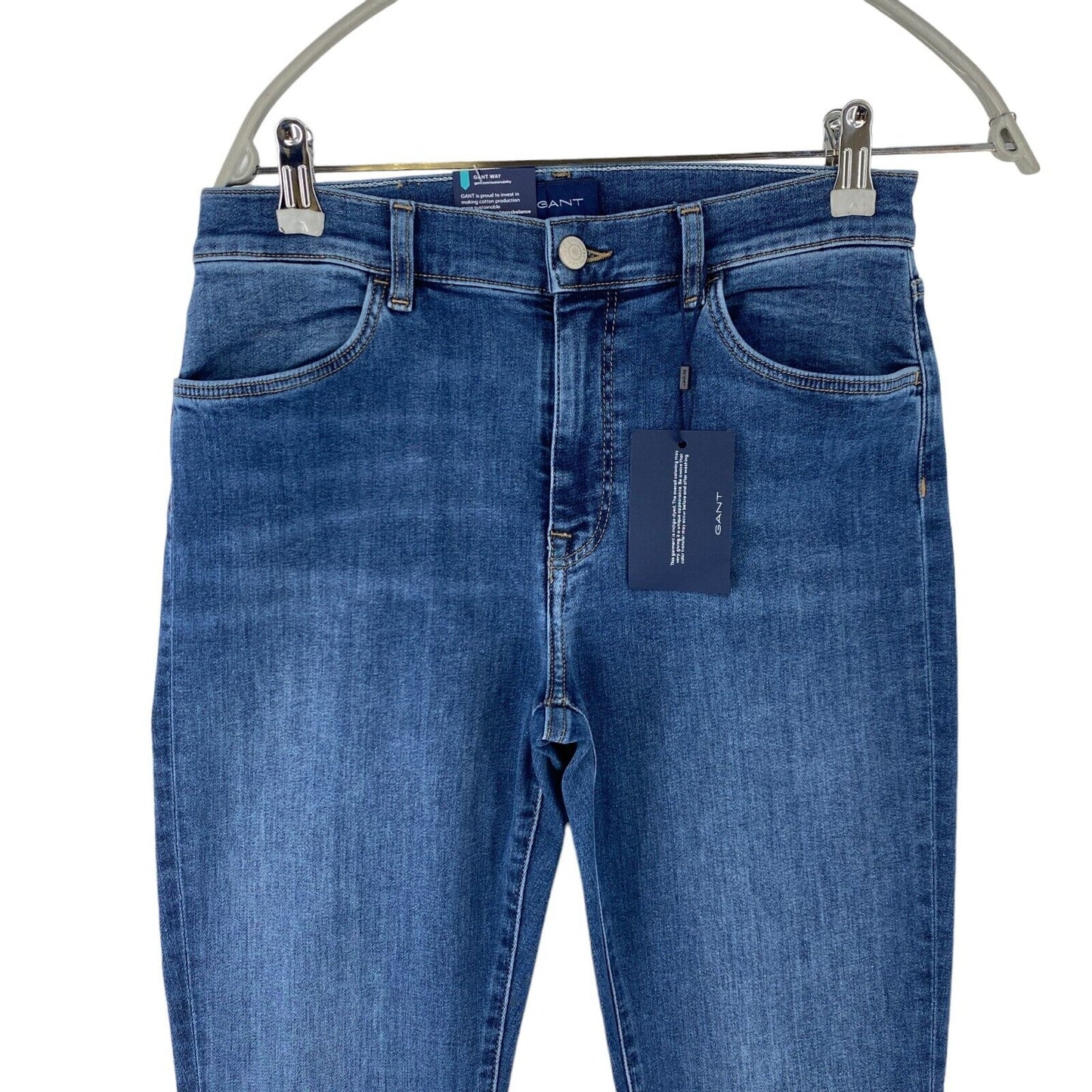 GANT NELLA Women Blue Skinny Fit Jeans Size M W28 L30