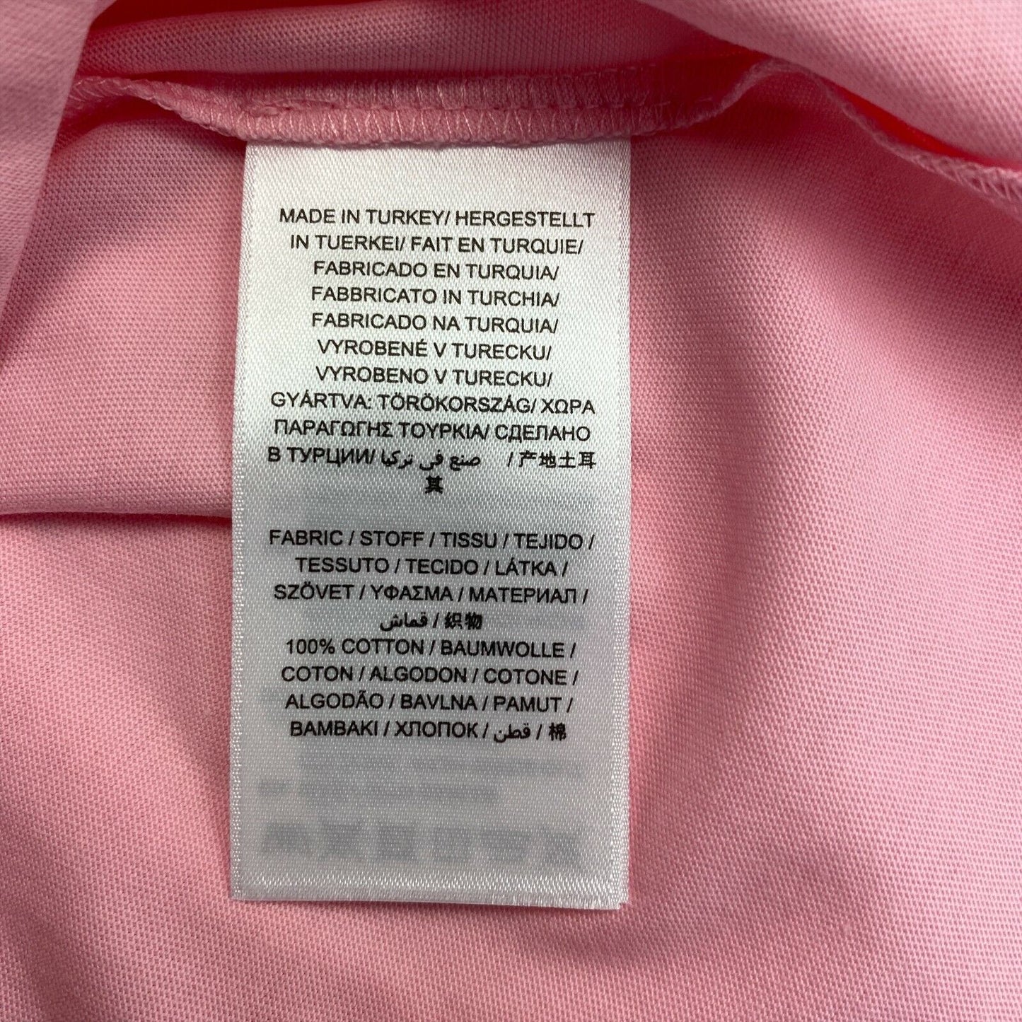 GANT T-Shirt mit Rundhalsausschnitt und Logo, Rosa, Größe M 2XL