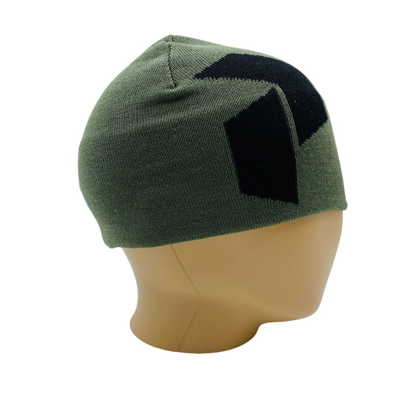 Peak Performance EMBO HAT Unisex Dark Green Wool Blend Beanie Winter Hat S / M