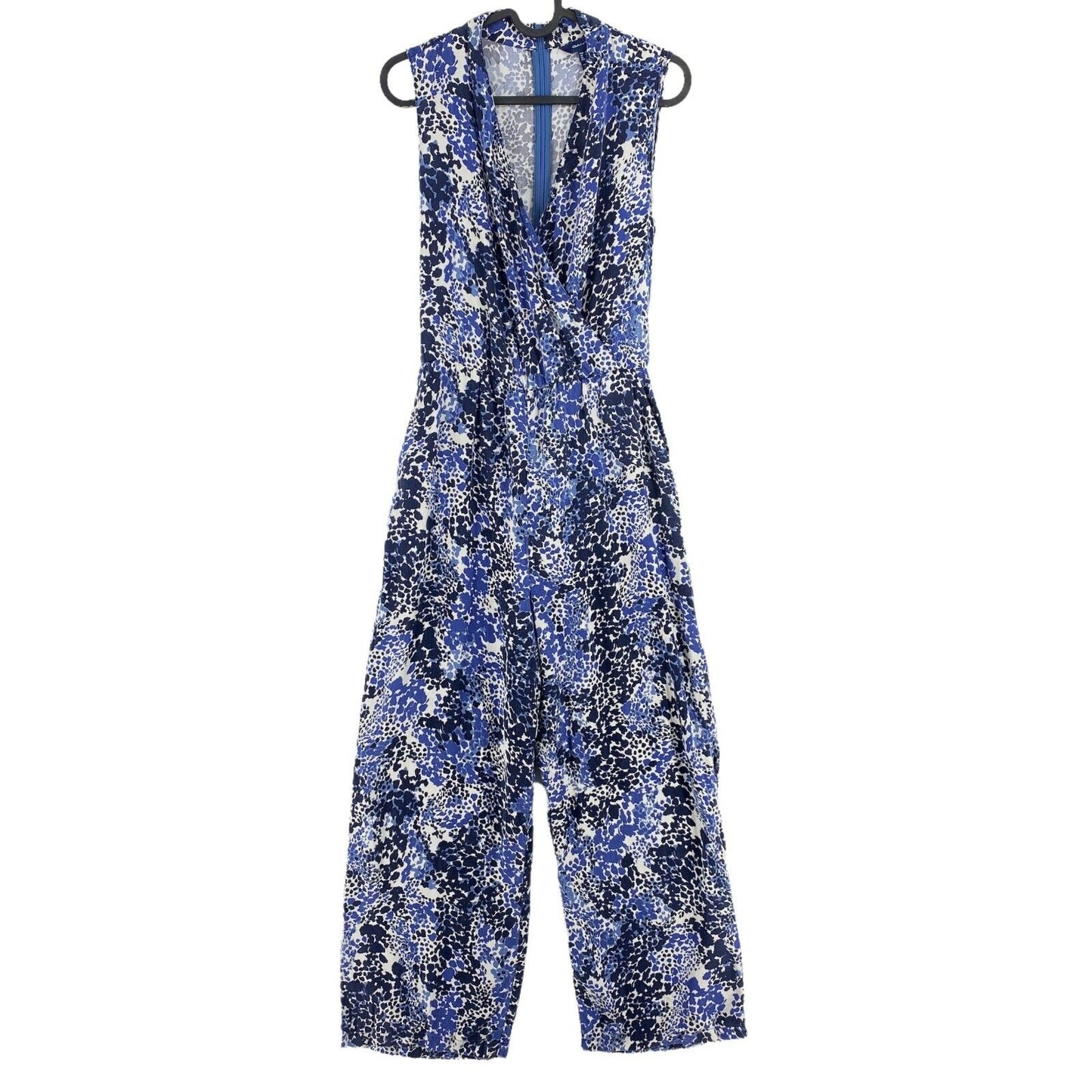 GANT Blue Sleeveless V Neck Long Legs Jumpsuit Playsuit Size EU 34 UK 6 US 4