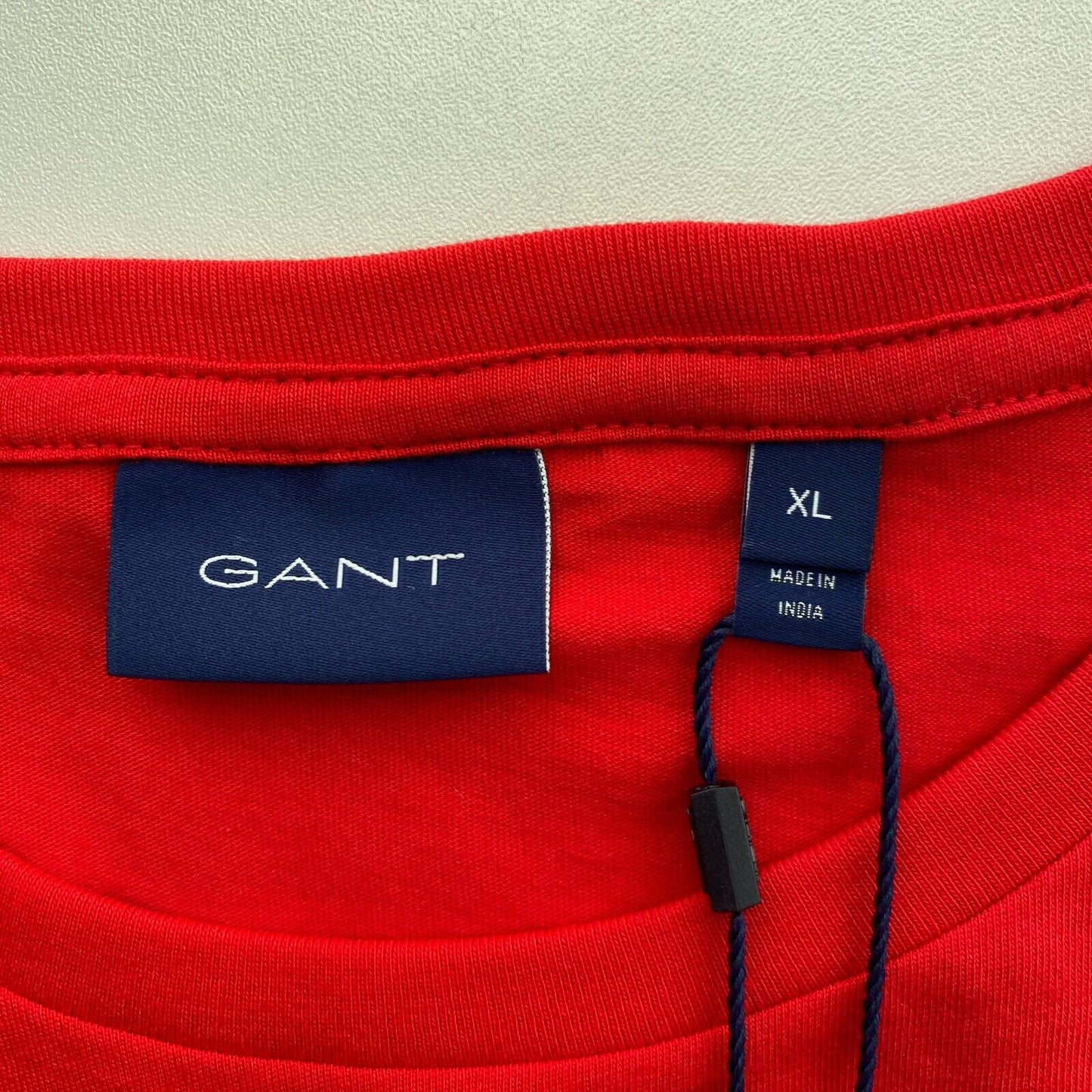 GANT Red Original Crew Neck T Shirt Size XL