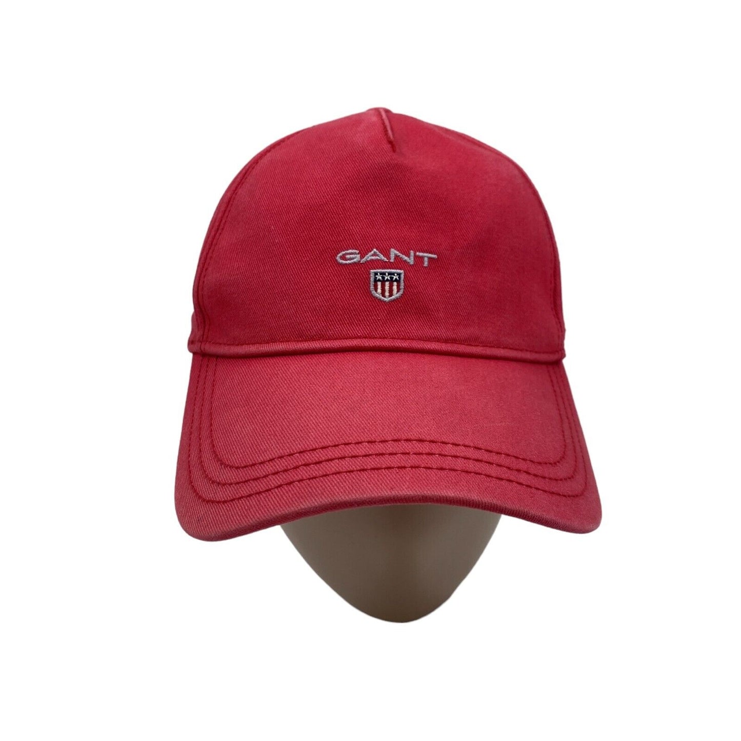 GANT Unisex Adult Red Cotton Logo Baseball Twill Cap Hat Size S / M