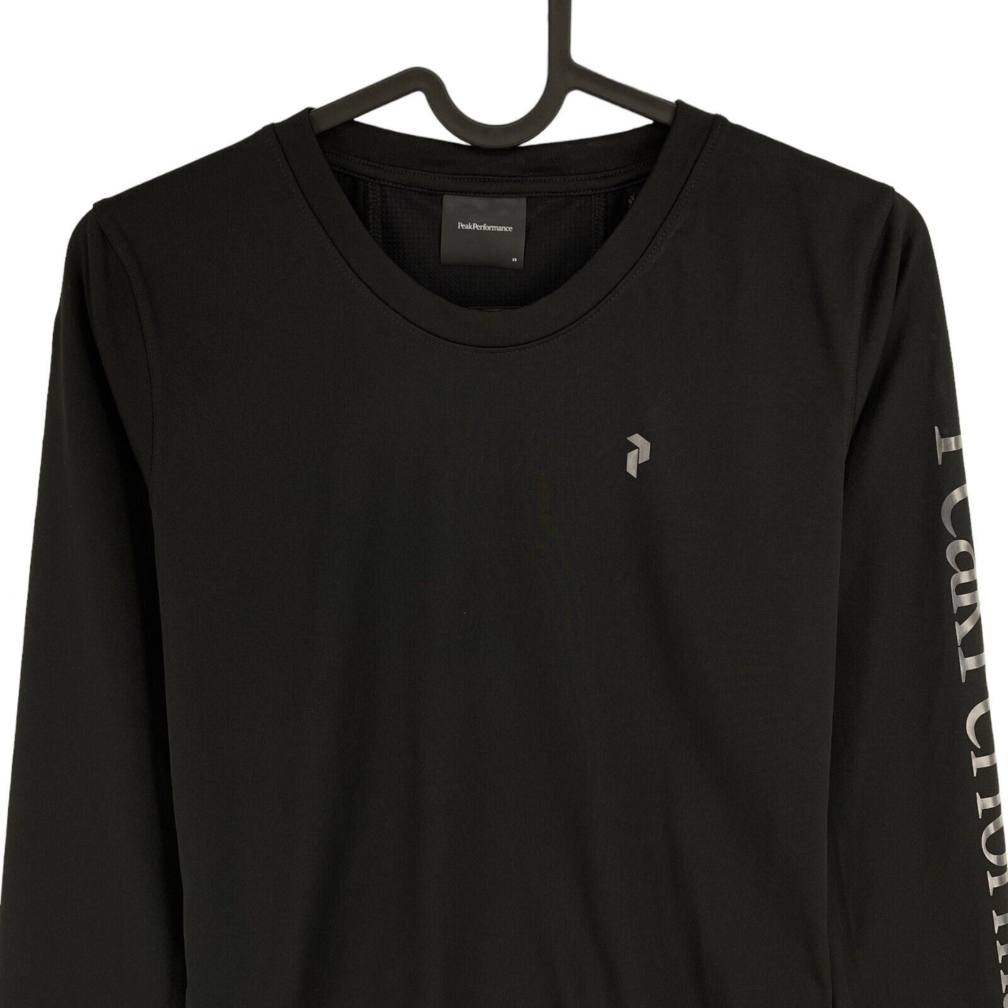 Peak Performance Women Black Alum Light Long Sleeve Crew Neck Top Size XS