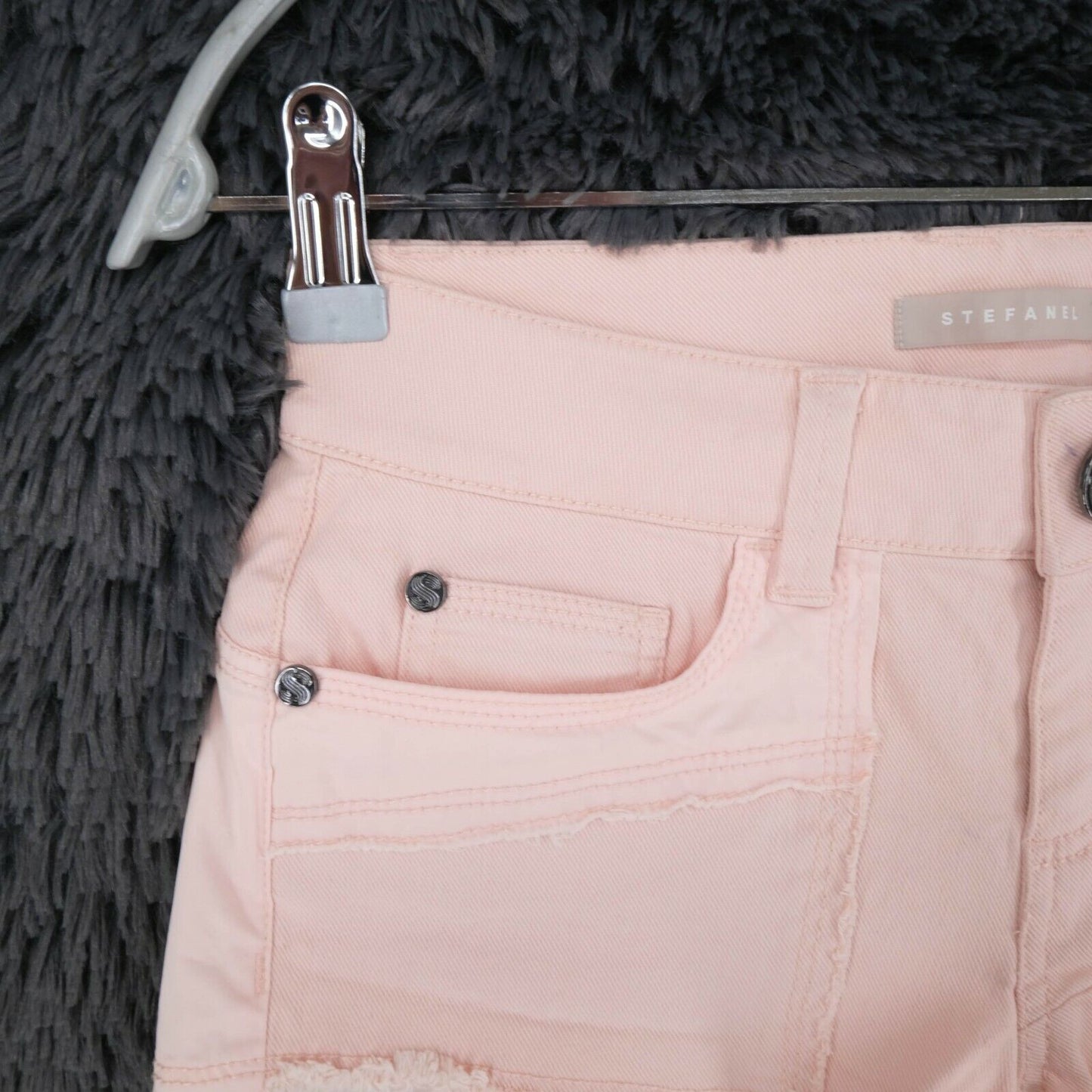 STEFANEL Pink Hot Pants Shorts Size EU 32S 32 UK 2 4 US 0 2