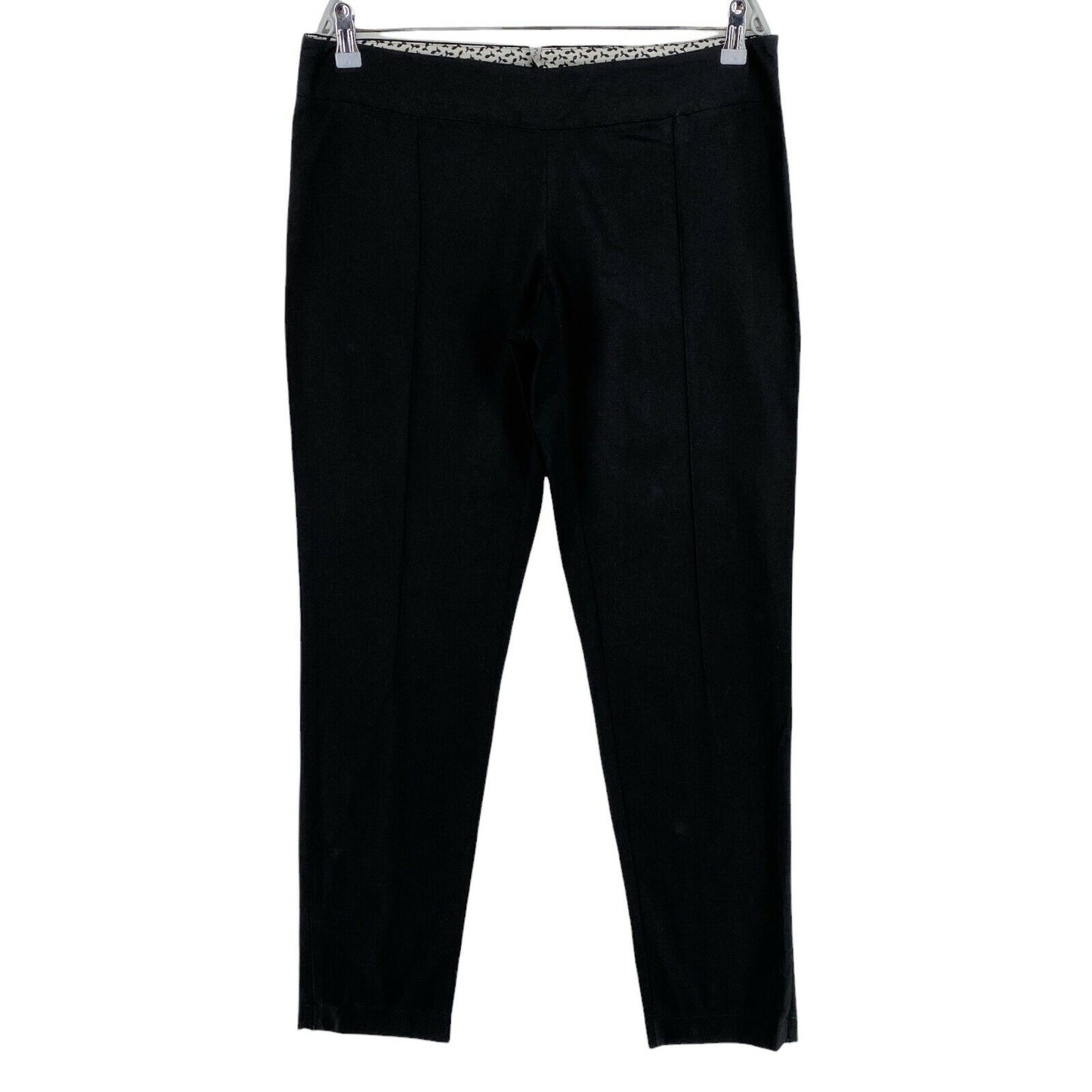 RRP €179 PIANURASTUDIO Black Skinny Dress Pants Trousers Size IT 48 EU 44 UK 16