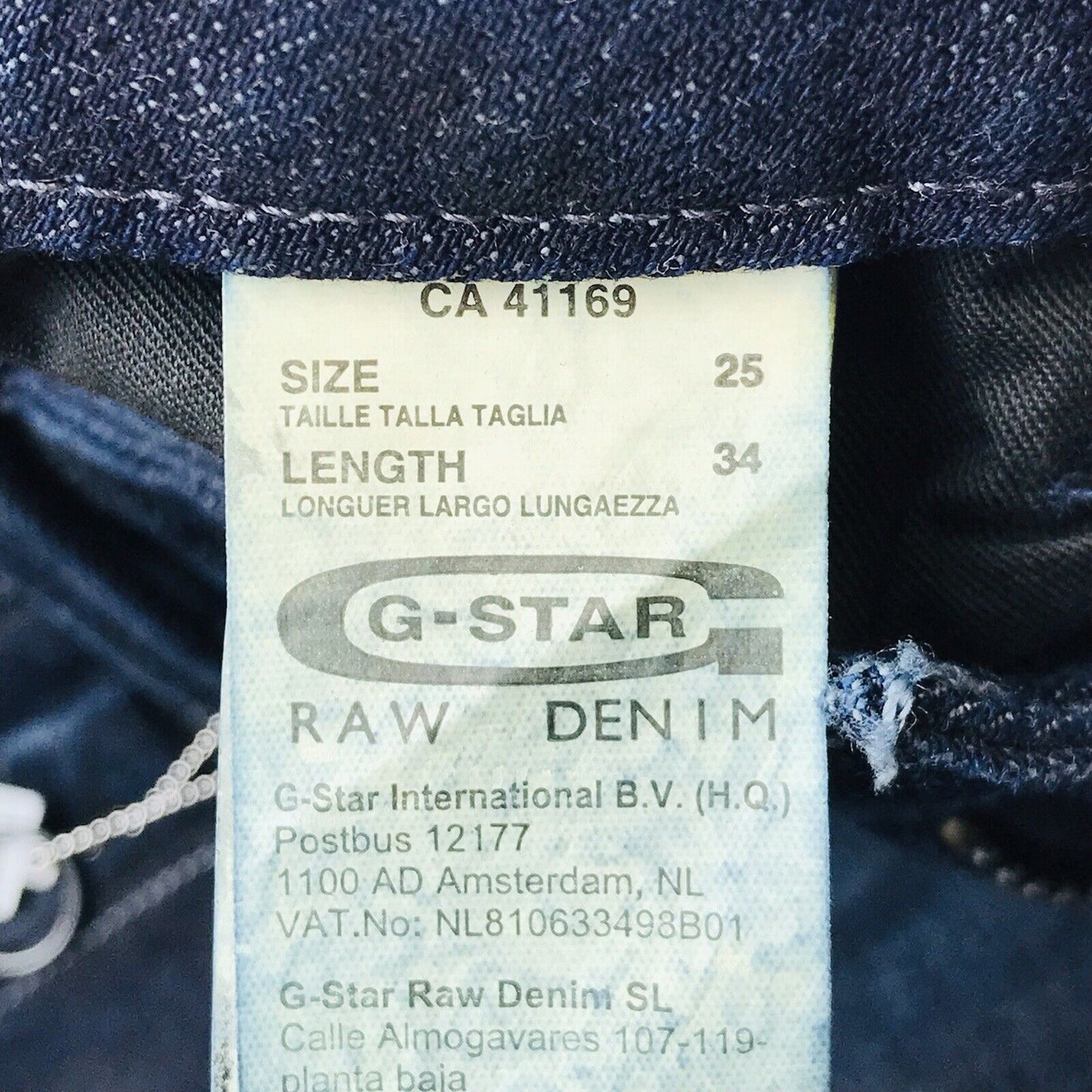 G-STAR RAW MINIC Women Dark Blue Tapered Fit Jeans W25 L34