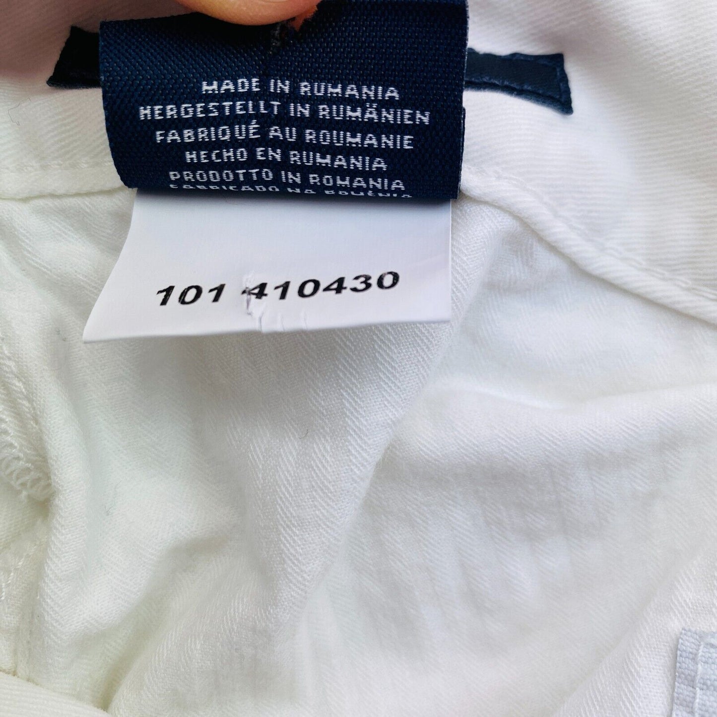 GANT Women White Capri Pants Trousers Size W30