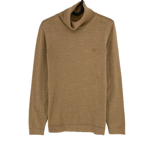 GANT Pull à col roulé en laine marron Taille M