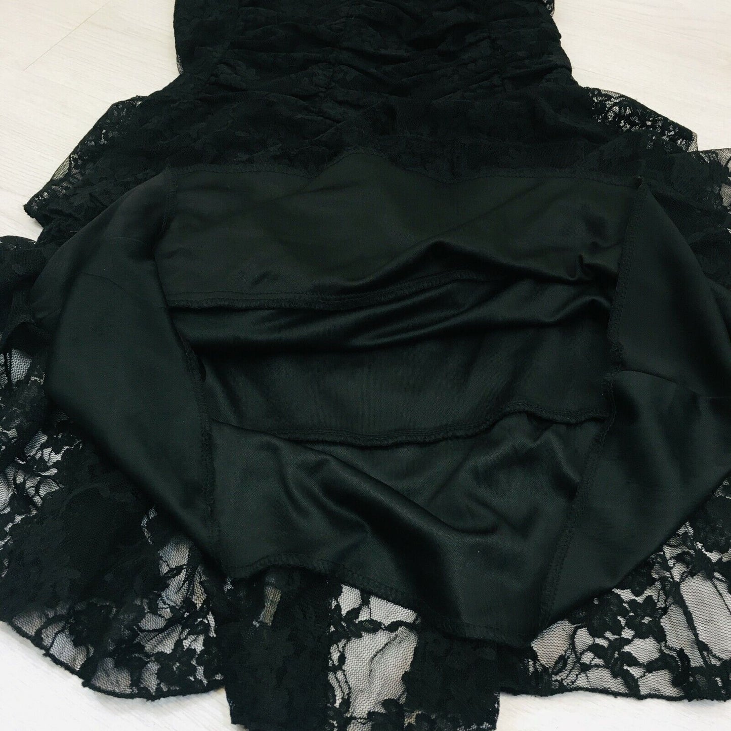 Jennyfer Robe de soirée courte noire sans manches Taille M