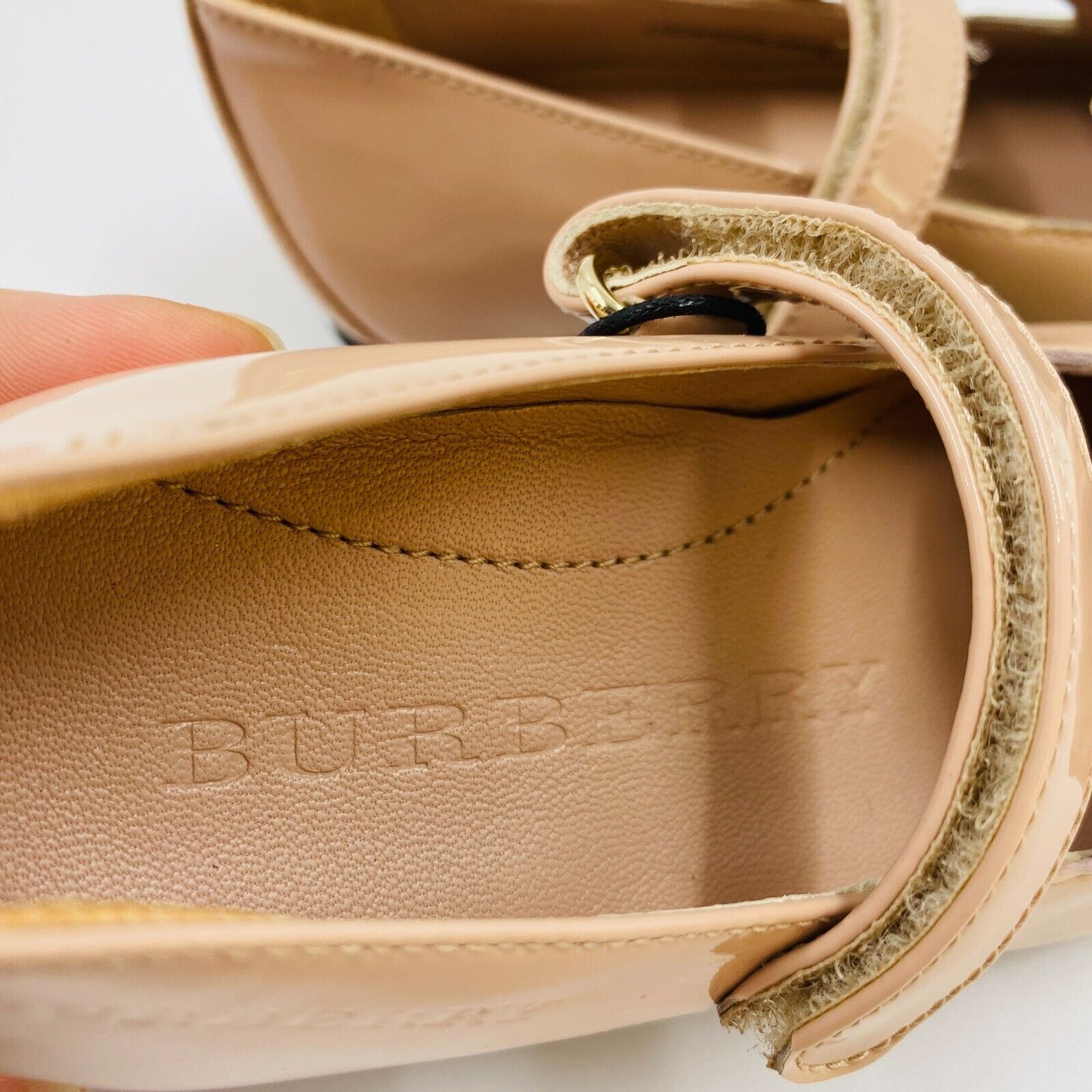 BURBERRY Rosa Ballerinas Größe EU 23 UK 6