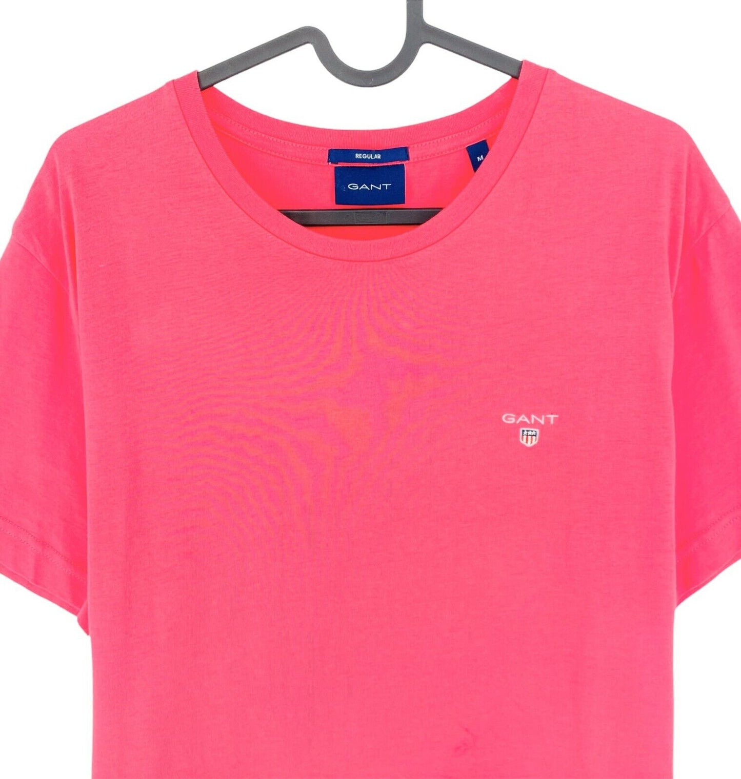 GANT Pink Original Crew Neck Regular T Shirt Size M