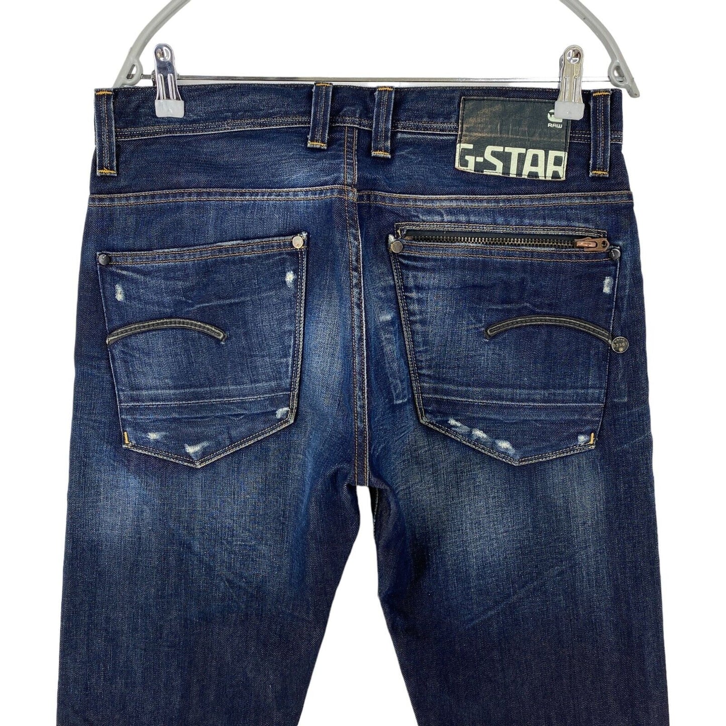 G-STAR RAW Dark Blue Slim Fit Jeans W32 L32 Made In Italy