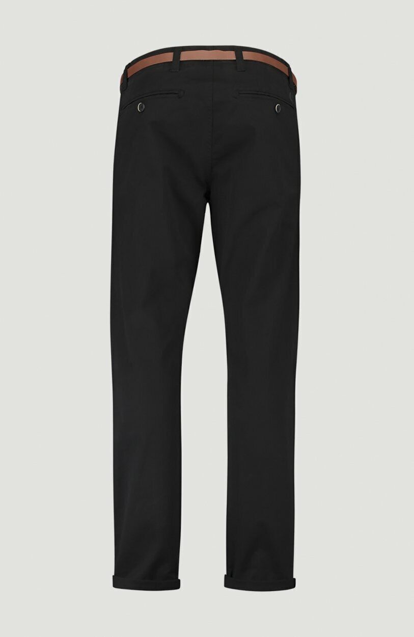 RRP €89 O'NEILL Chino Pants Trousers With Belt Black Size W30 L32