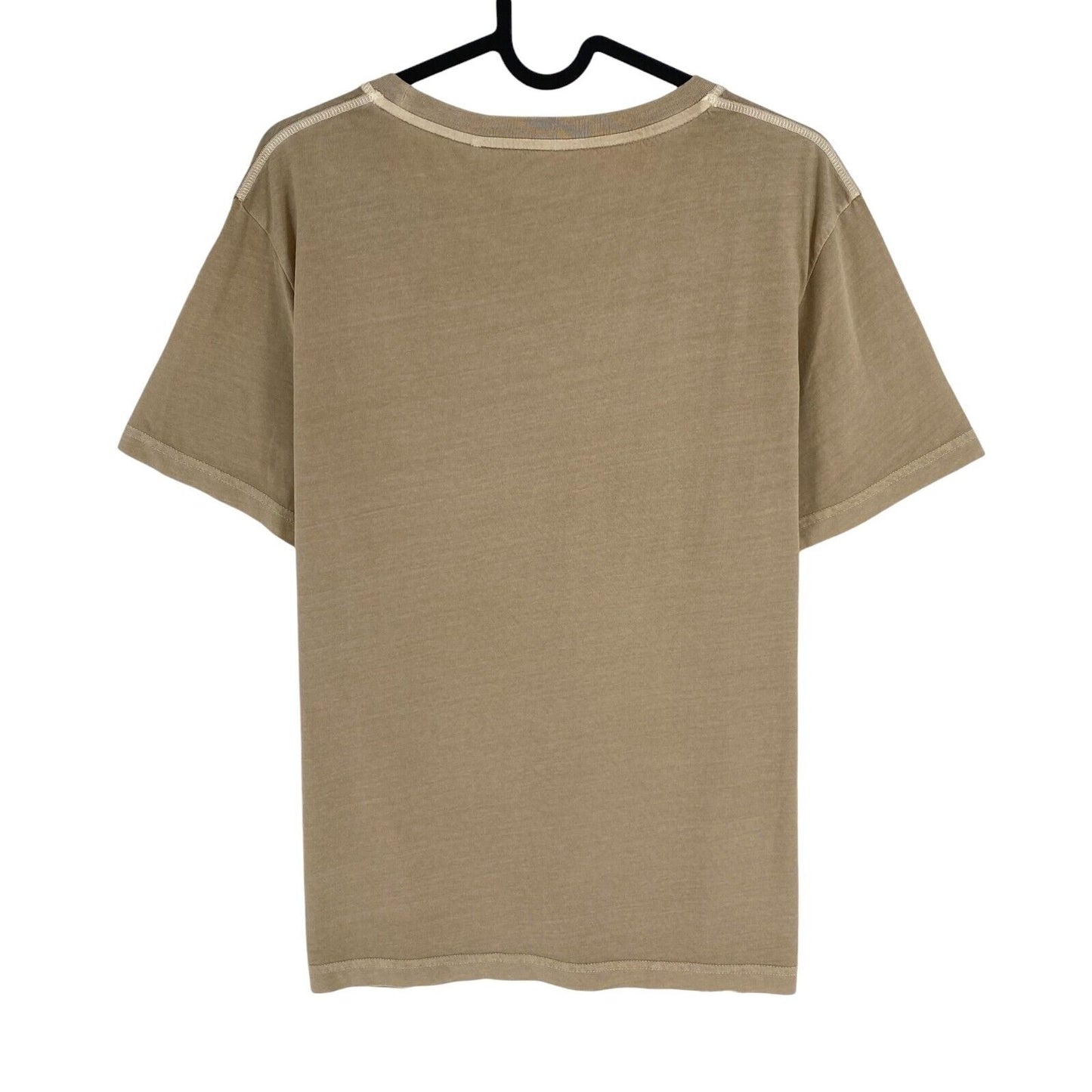 GANT Women Brown Sun Faded Crew Neck Short Sleeves T Shirt Size L