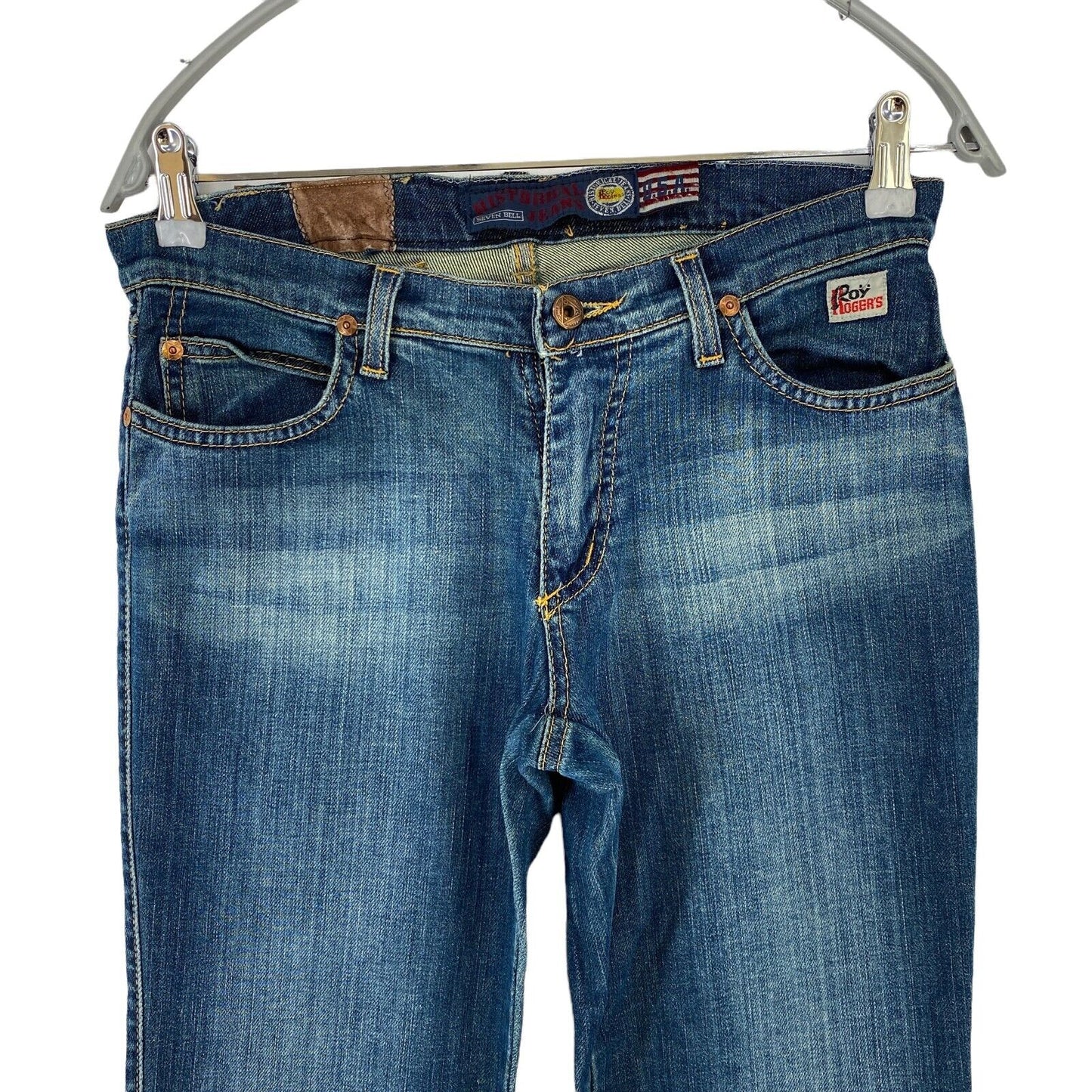 Roy Roger's Damen Jeans in Skinny-Fit, Blau, Größe W30 L34