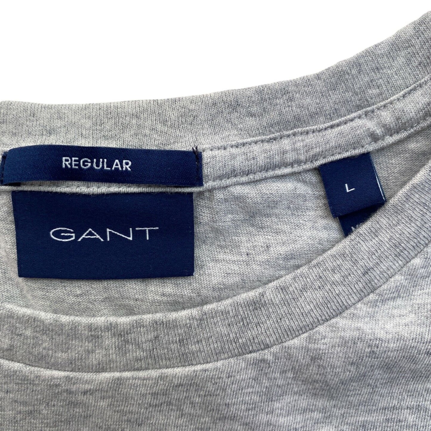 GANT Grey Original Regular Crew Neck T Shirt Size L