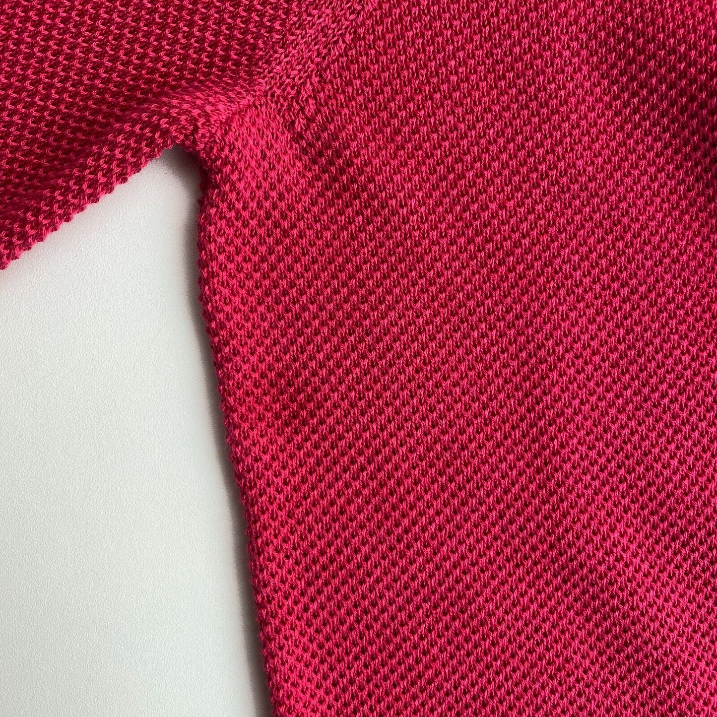 GANT Pink Cotton Pique Crew Neck Sweater Pullover Size M