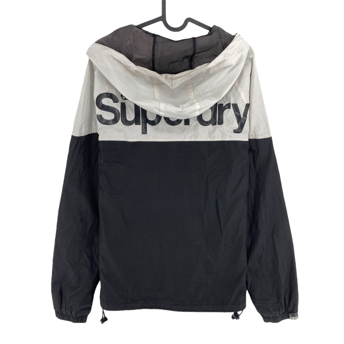 Superdry Sport Black & White Double Blacklabel Stormbreaker Jacket Size S