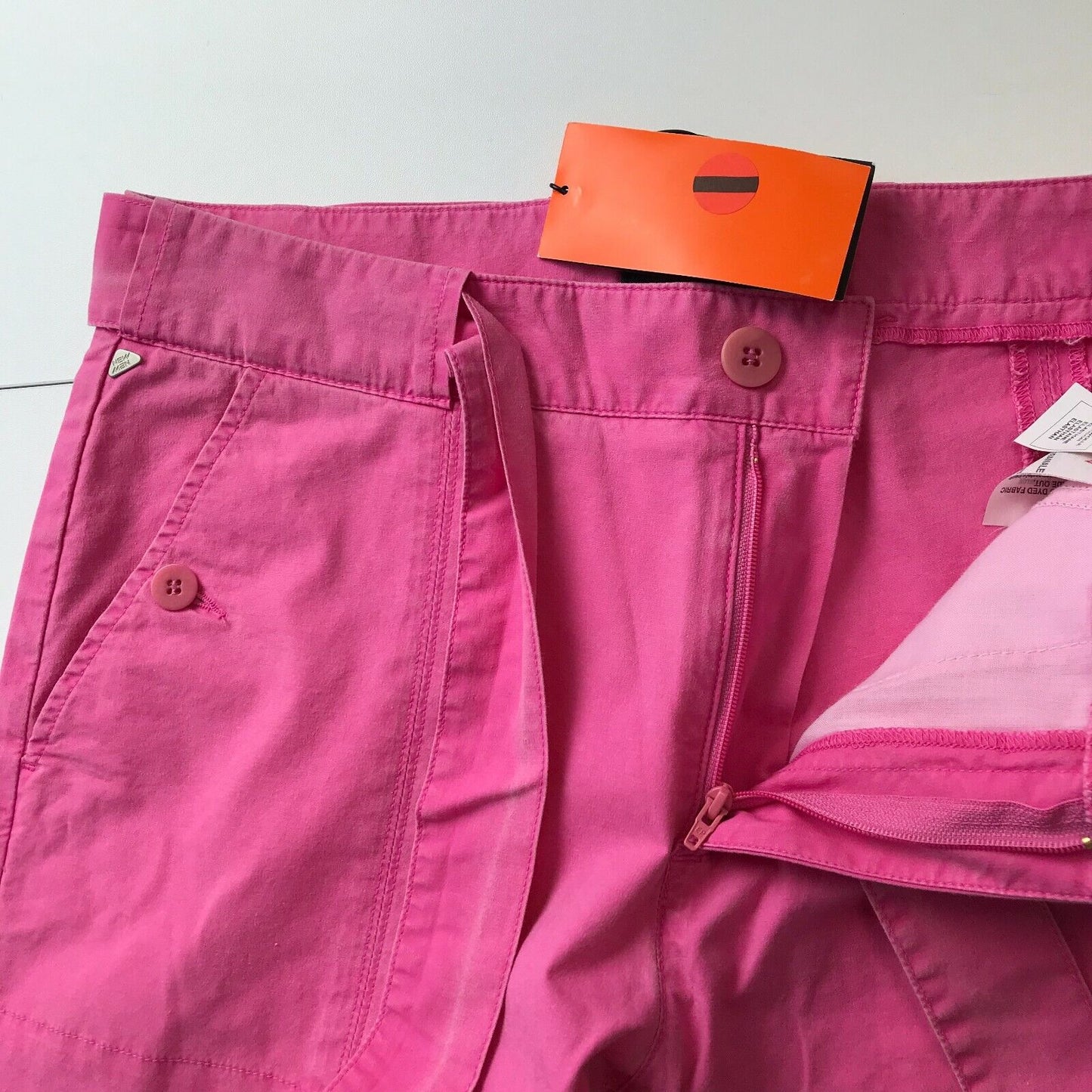 NEW MAN Women Pink Loose Straight Fit Trousers Size EUR 40 W30 Made In France