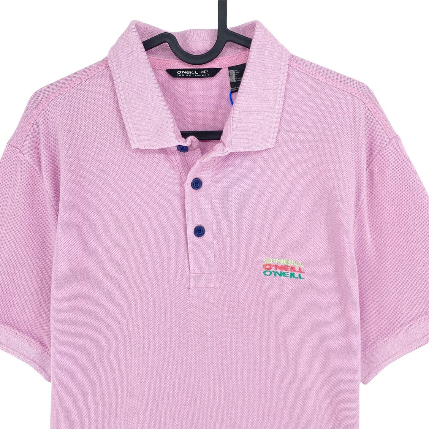 O`NEILL Light Purple LM High Summer Pique Polo Shirt Size M