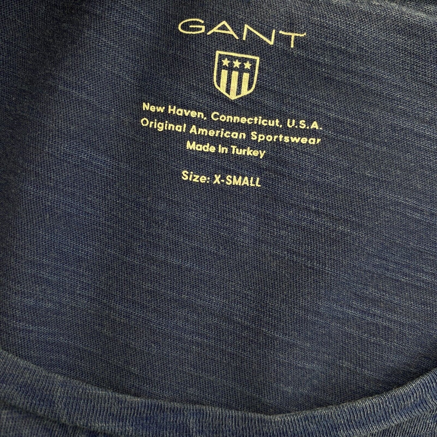 GANT Dark Blue Sun Bleached T Shirt Dress Size XS