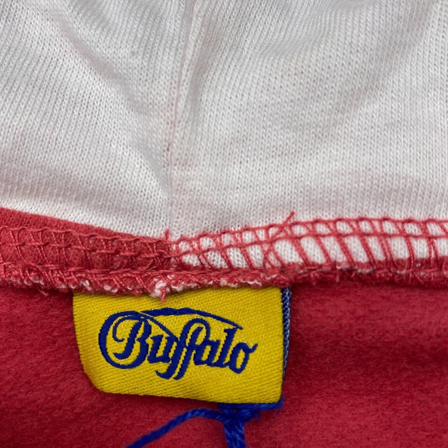 Buffalo Red 100% Coton Capuche Full Zip Cardigan Jumper Taille EU 34 UK 8 US 4