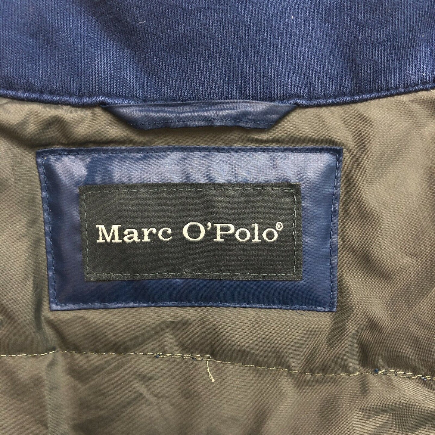 Marc O'Polo Navy Blue Light Down Puffer Coat Jacket Size 36