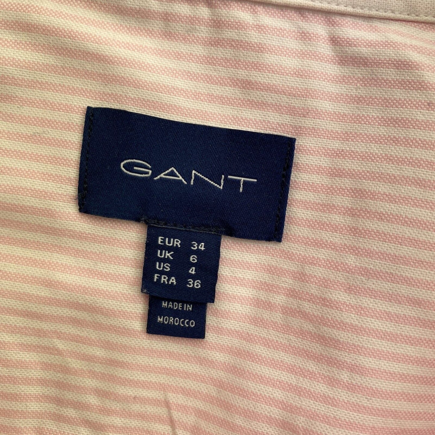 GANT Chemise rayée rose Taille EU 34 UK 6 US 4