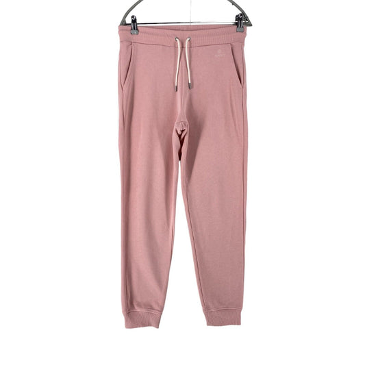 GANT Women Pink Regular Fit Cuffed Sweat Pants Trousers Size M