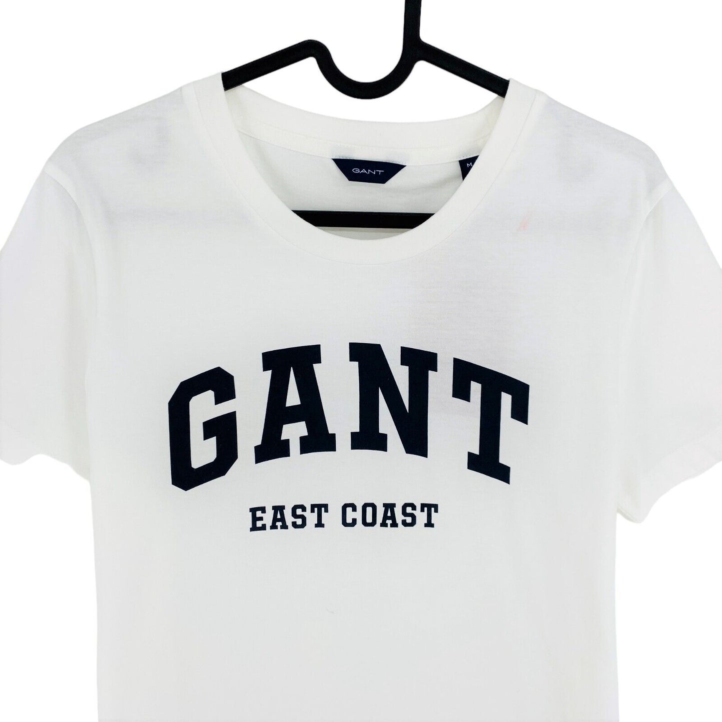 GANT Weißes MD. T-Shirt mit Rundhalsausschnitt, Größe M