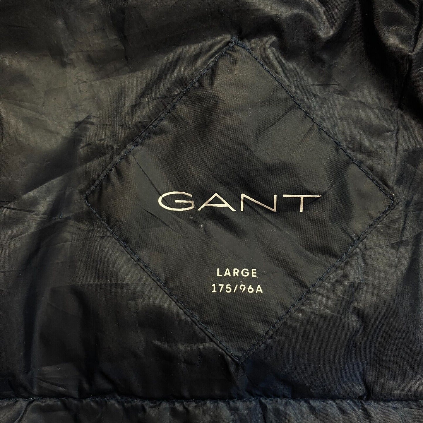 GANT Navy Blue Light Down Jacket Coat Size L