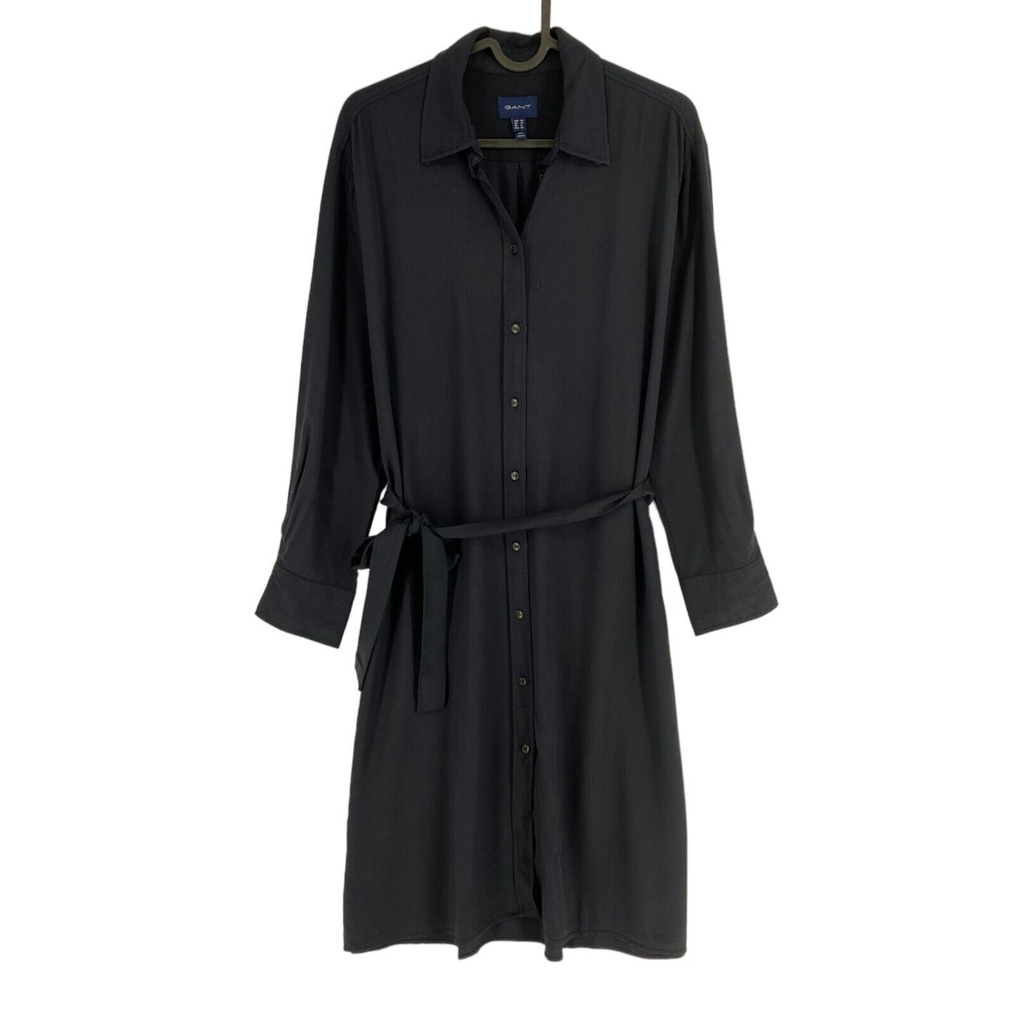 GANT Navy Blue Belted A Line Shirt Dress Size EU 38 UK 10 US 8