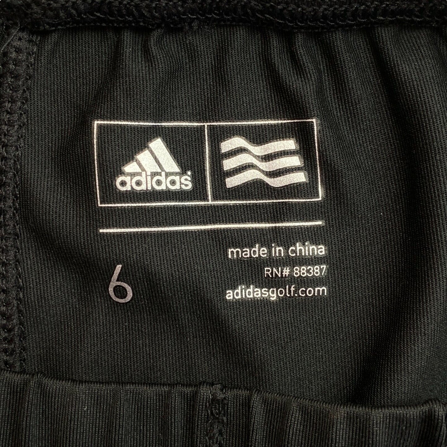 Adidas Golf Black Shorts Size EU 34 UK 6 US 4