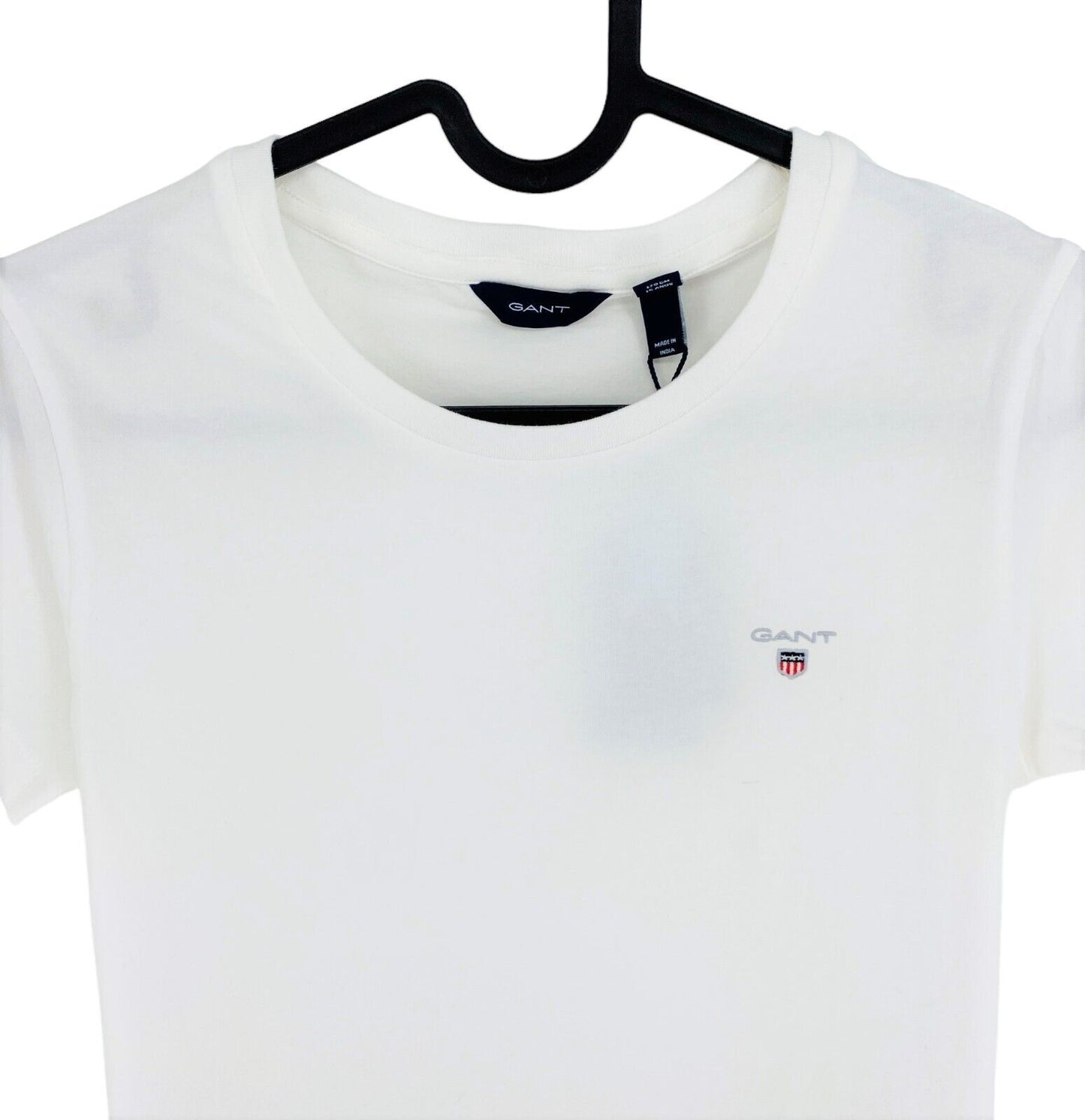 GANT T-shirt blanc ajusté original à col rond pour fille Taille 15 ans 170 cm