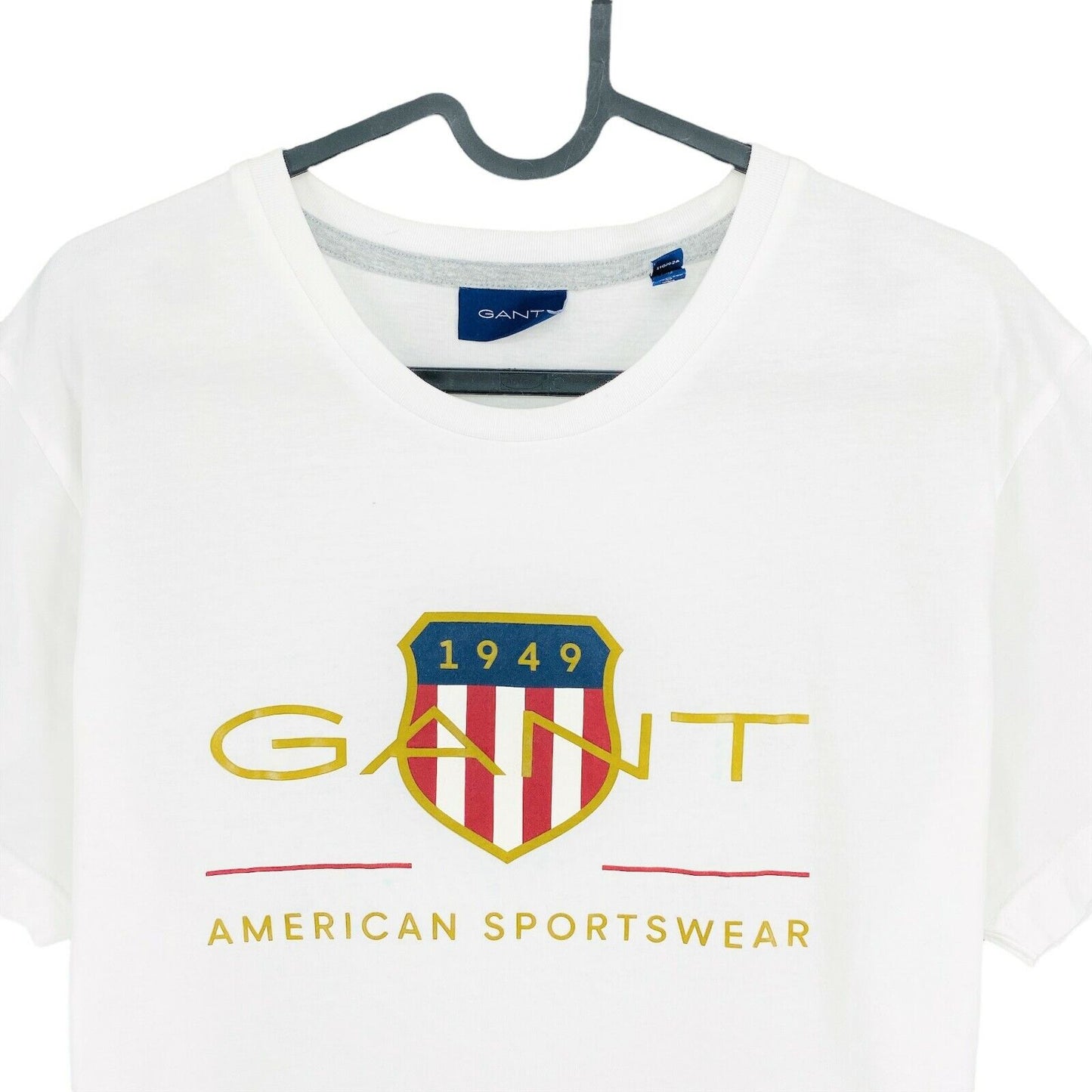 GANT Weißes Archive Shield T-Shirt mit Rundhalsausschnitt, Größe M