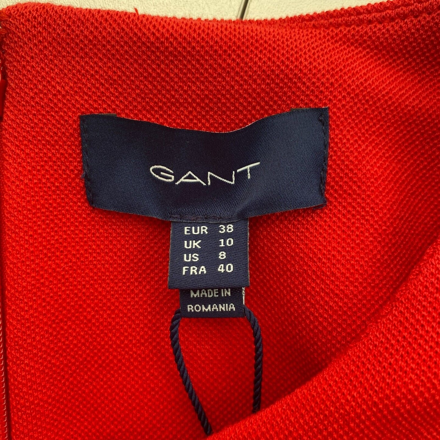 GANT Red Jersey Pique Dress Size EU 38 UK 10 US 8