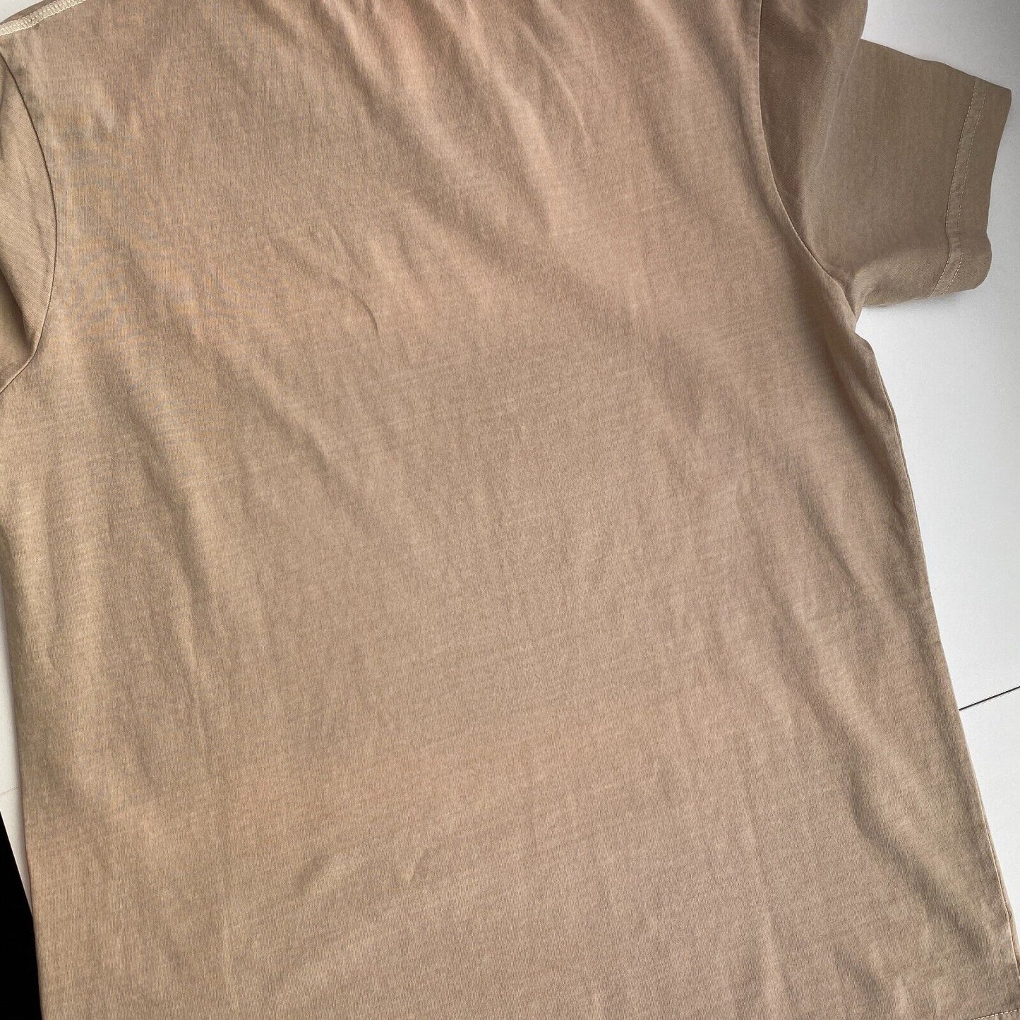 GANT Women Brown Sun Faded Crew Neck Short Sleeve T Shirt Size XS