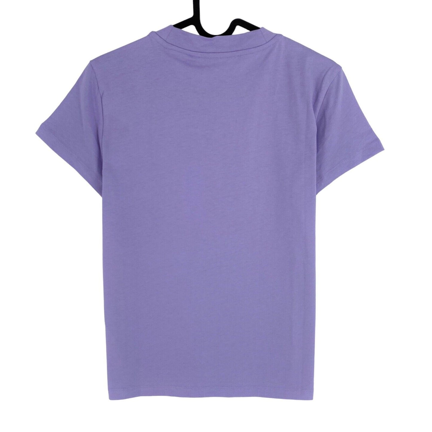 Karl Lagerfeld Light Purple Athleisure Logo Crew Neck T-shirt Taille XS