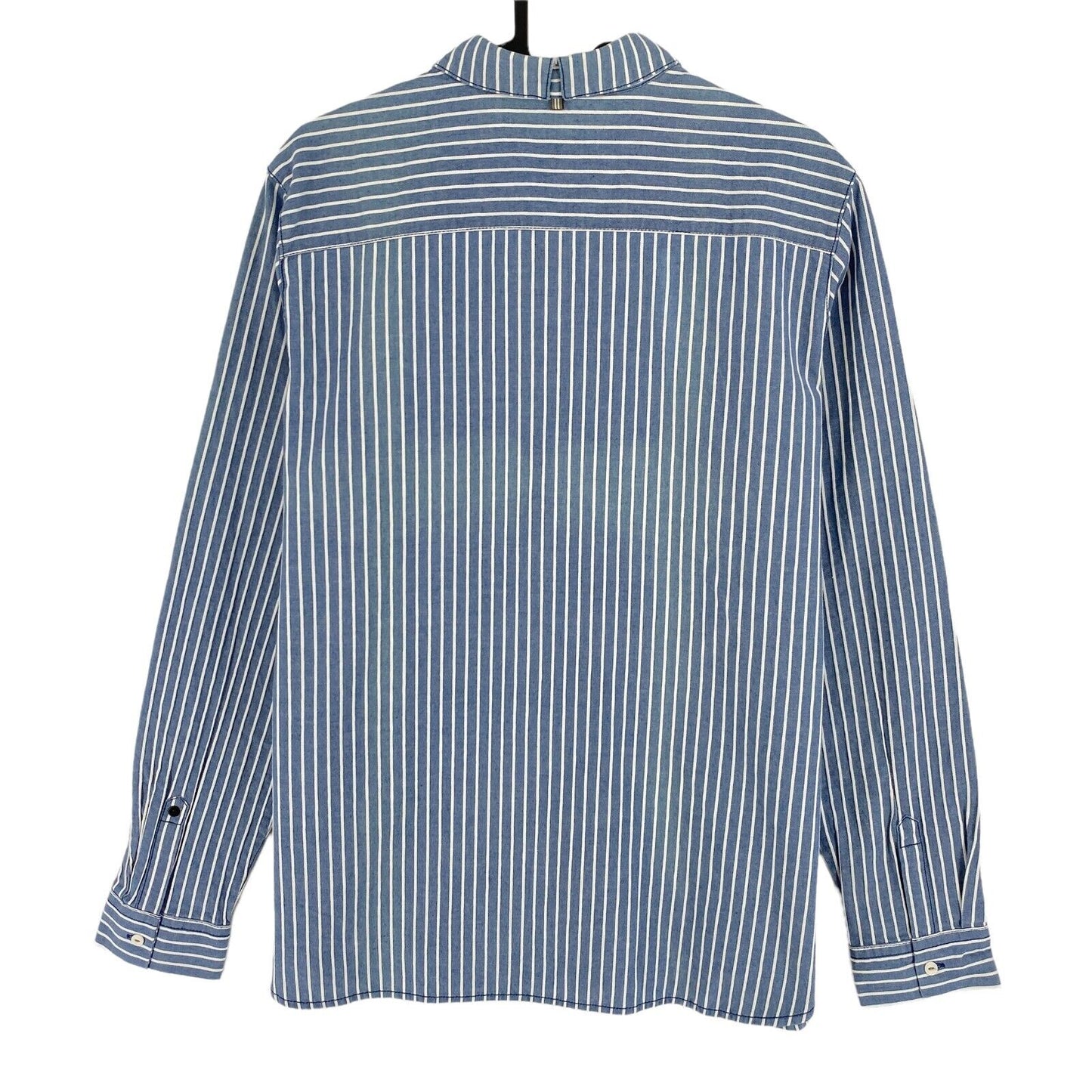 Camel Active Blue Striped Long Sleeves Shirt Size S