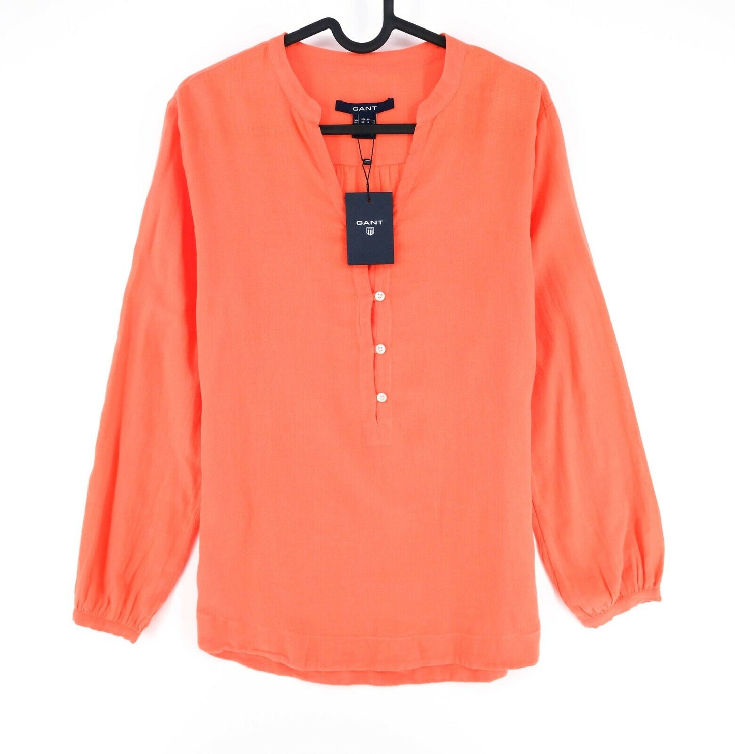 GANT Orange Voile Tunic Shirt Size EU 34 38 UK 8 12 US 8 4