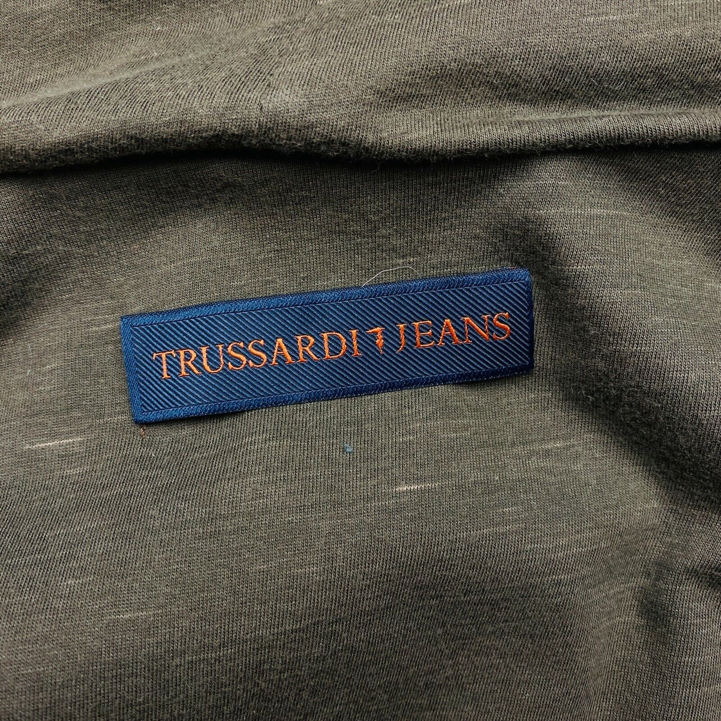 TRUSSARDI JEANS Grüner Kapuzenjacke Mantel Größe EU 48 UK/US 38