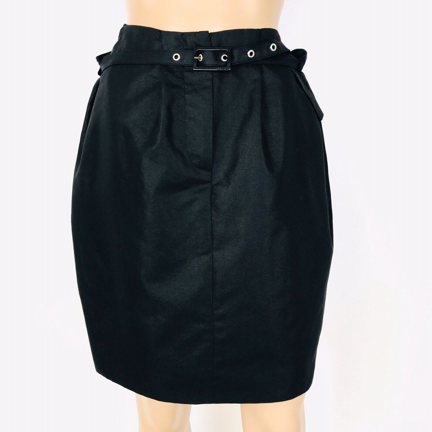 Just Cavalli RRP $320 Women's Designer Black Skirt Size W28 IT 42 UK 10