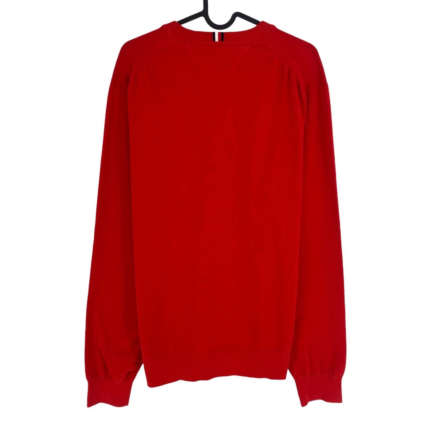 Tommy Hilfiger Jeans Men Red Crew Neck Jumper Sweater Size 2XL