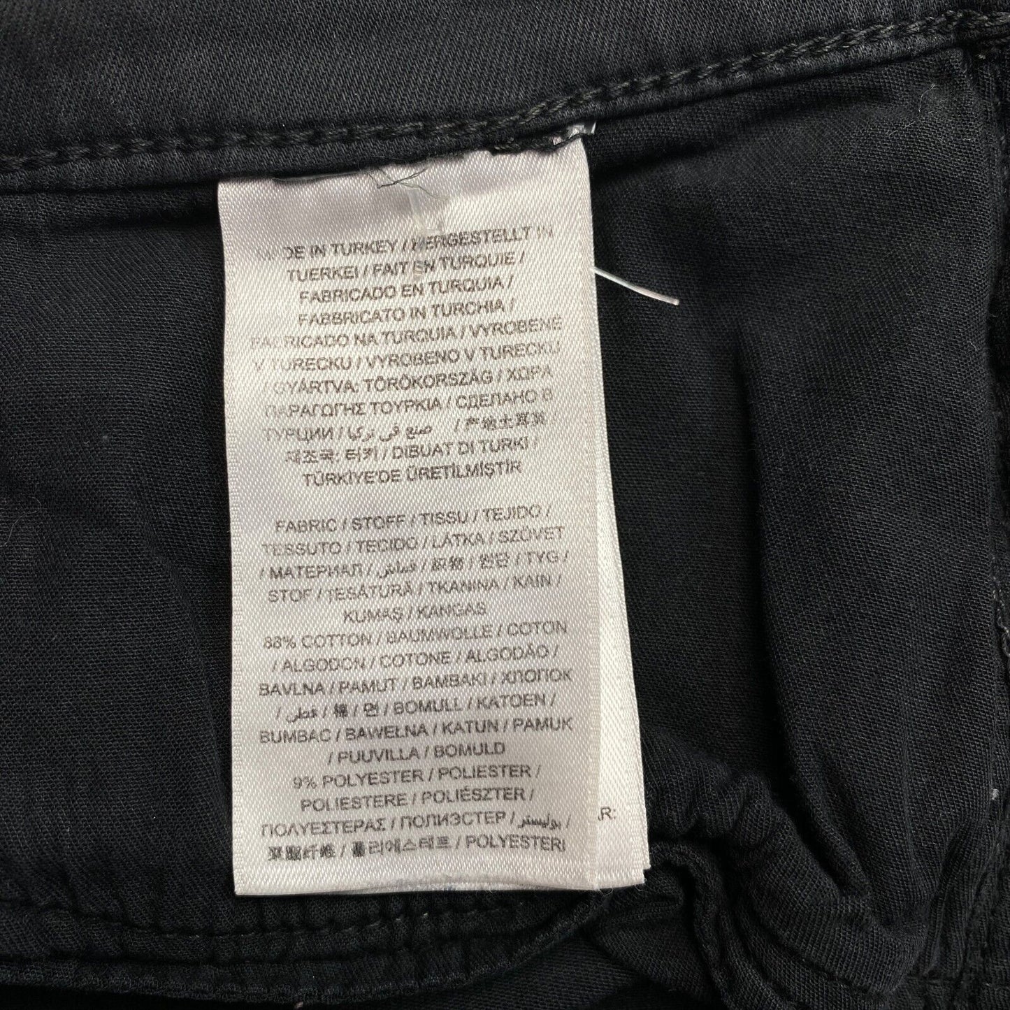 GANT – Schwarze Skinny-Jeans „Nella Travel Indigo“ in Größe M